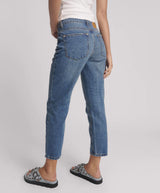 One Teaspoon Blue Love High Waist Slims Cropped Jeans