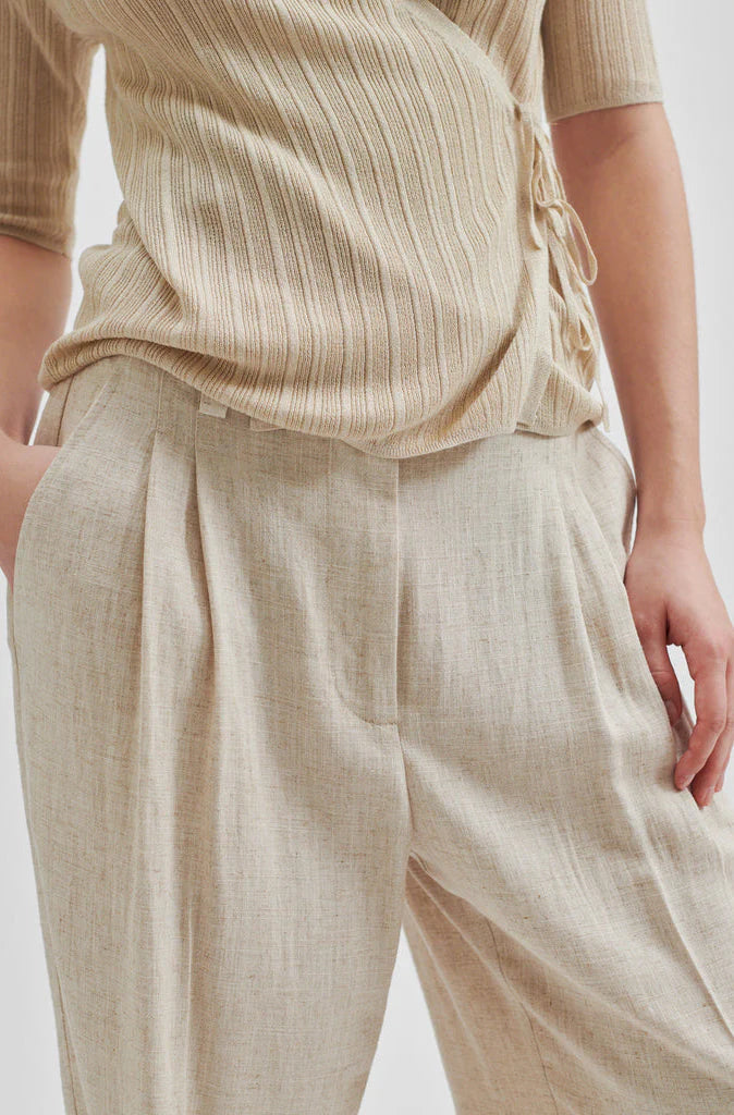 Second Female Linoraw Pant - Vintage Khaki