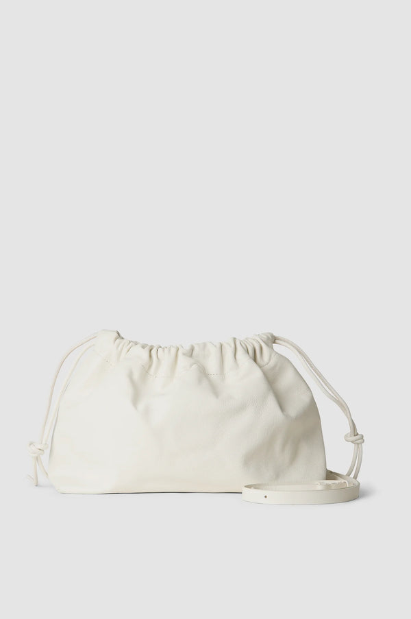 Second Female Smooth Leather Bag - Vaporous White