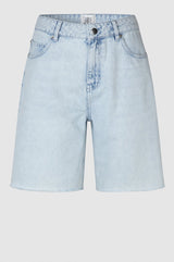 Second Female Fira Shorts - Light Blue Denim