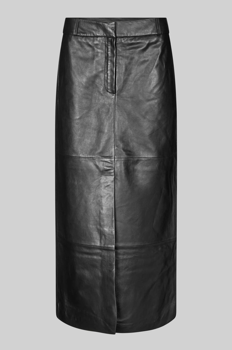 Second Female Letho Leather Maxi Skirt