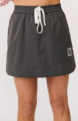 cartel & willow Georgia Mini Skirt - Charcoal