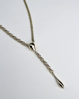 F+H Studios Droplet Necklace - 18K Gold Plating