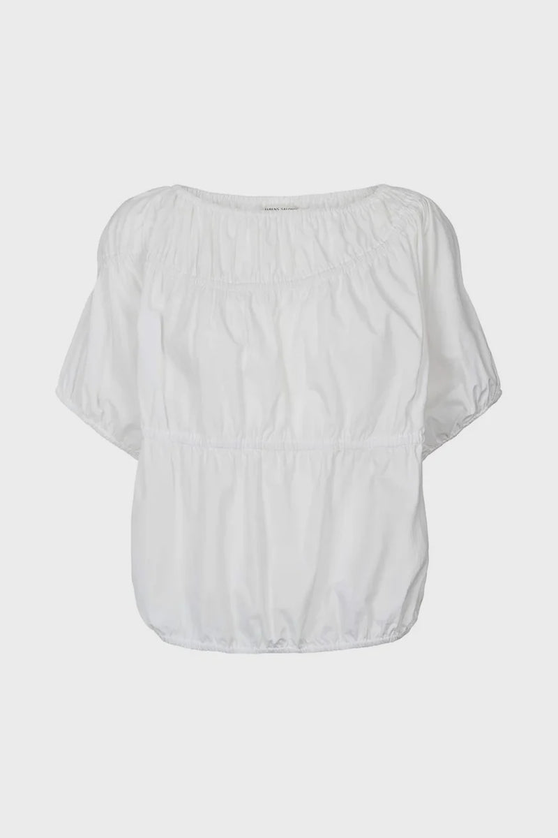 Rabens Saloner Lotte Top - White