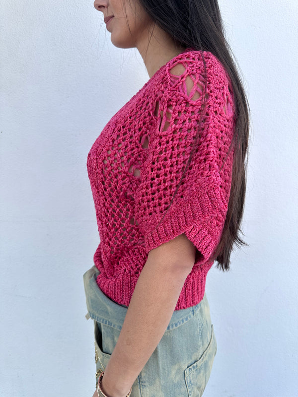 Mes Demoiselles Capria Knit - Strawberry