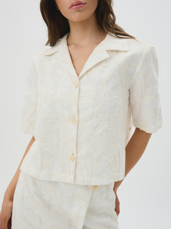 ROAME. Freya Shirt - Royal Palm