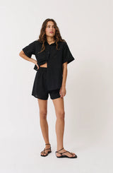 cartel & willow Bella Short - Black Broderie