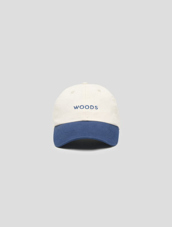 VIKTORIA & WOODS Woods Two Tone Cap - Ecru/Indigo