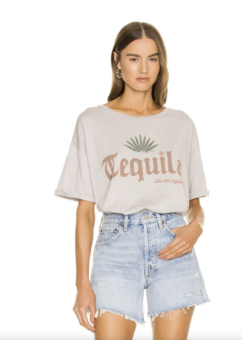 The Laundry Room Tequila Oversized Tee - Star Dust