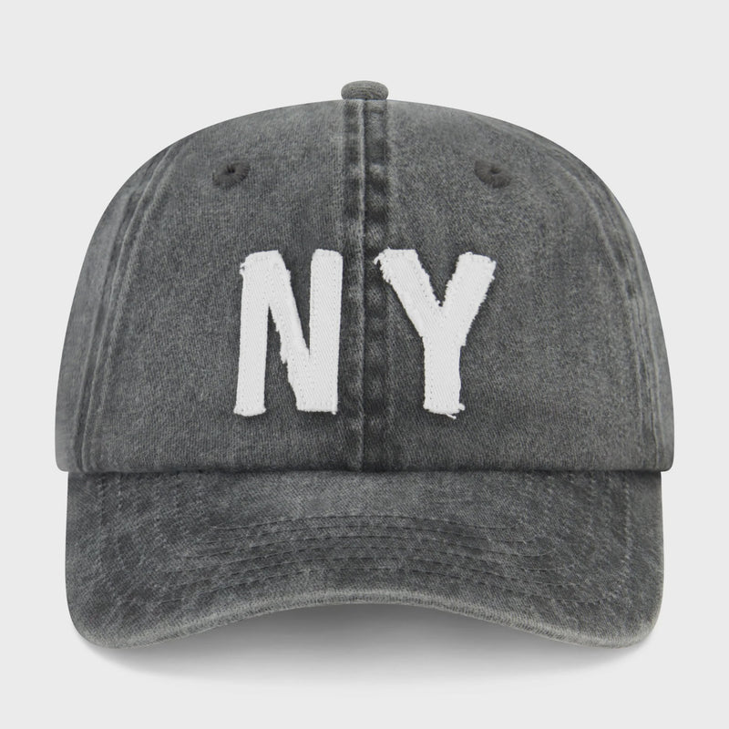 The Laundry Room NY Trucker Hat - Black Snow