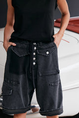 M.A. Dainty Trucker Jean - Black