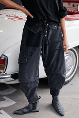 M.A. Dainty Trucker Jean - Black