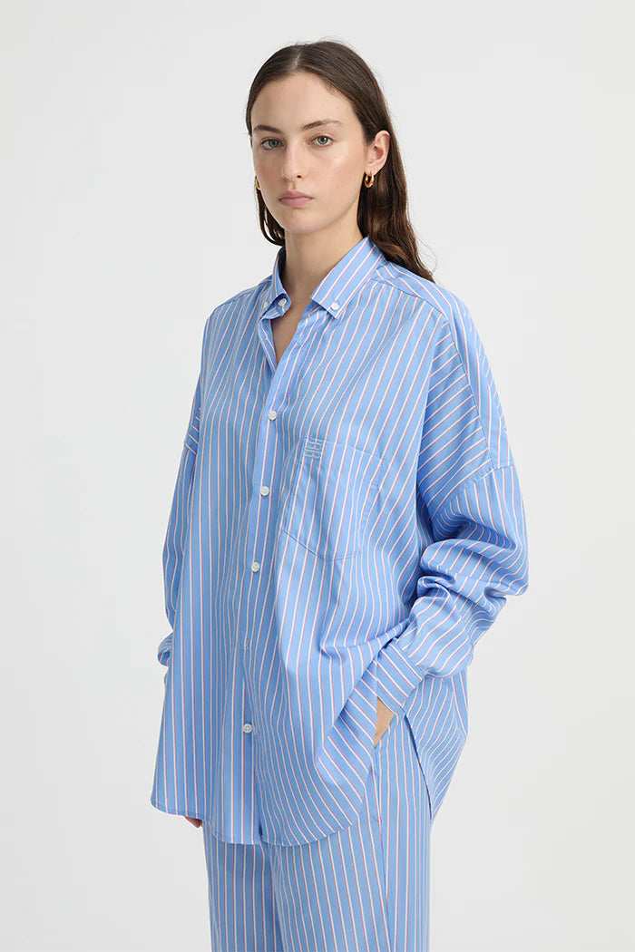 Blanca Nina Shirt - Blue Stripe