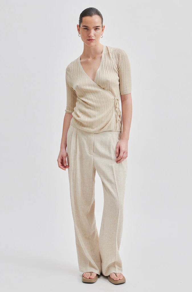 Second Female Linoraw Pant - Vintage Khaki