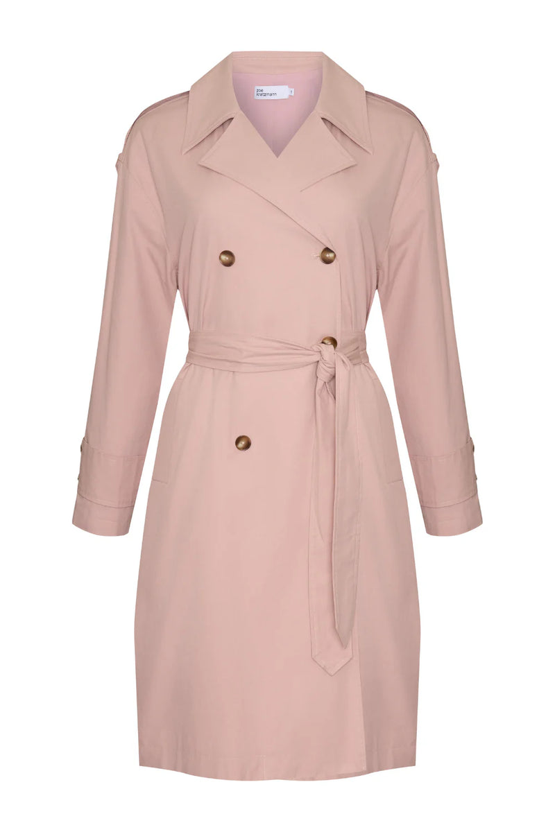 Zoe Kratzmann Source Coat - Shell Pink